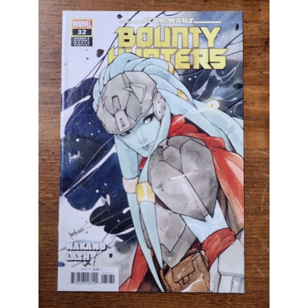 Star Wars: Bounty Hunters #32 (2023) Marvel, Peach Momoko Woman History Variant